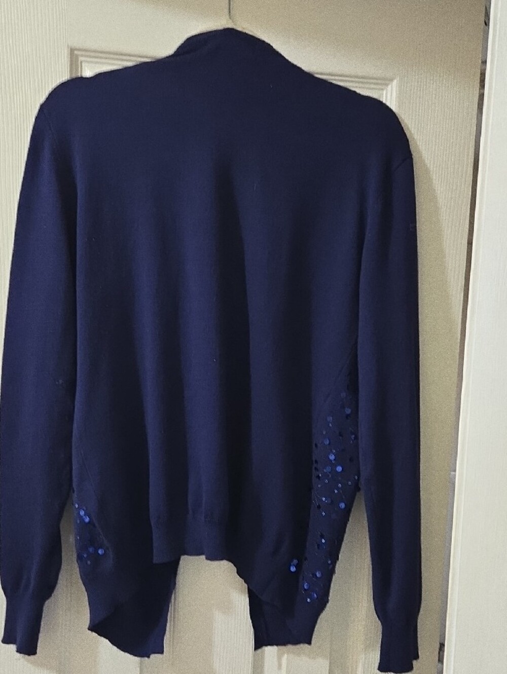 Nielsen & Christensen Blue Sequin Cardigan - Picture 2 of 3